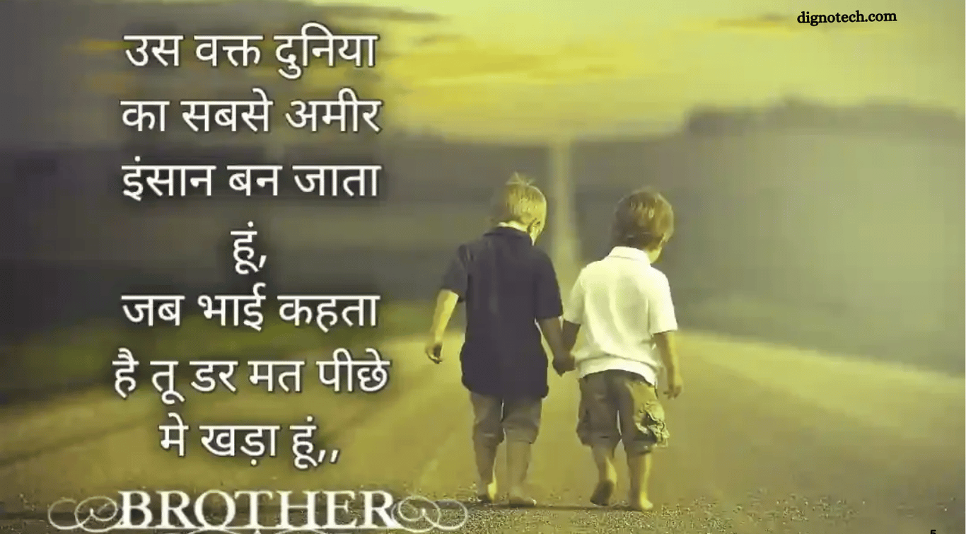 Brother Status in Hindi