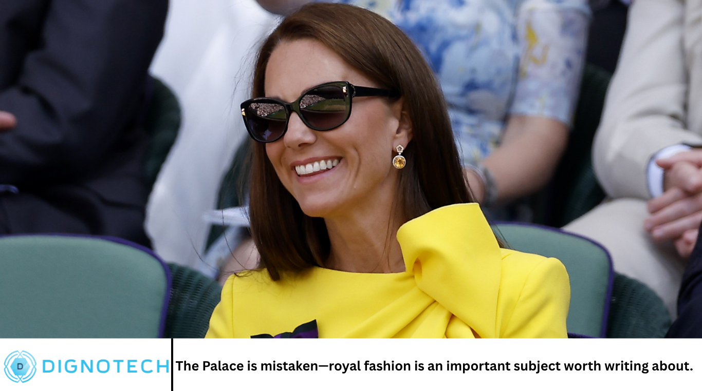The Palace is mistaken—royal fashion is an important subject worth writing about.