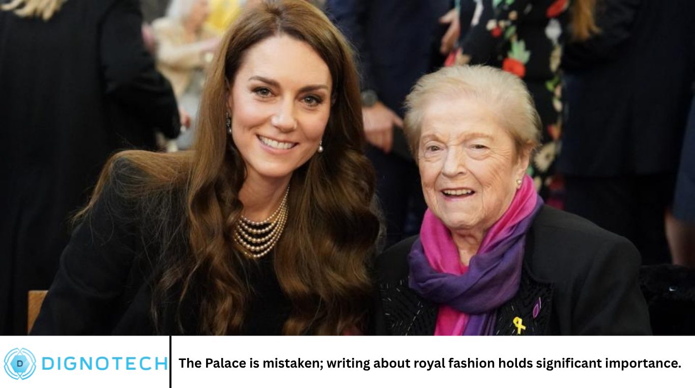 The Palace is mistaken; writing about royal fashion holds significant importance.