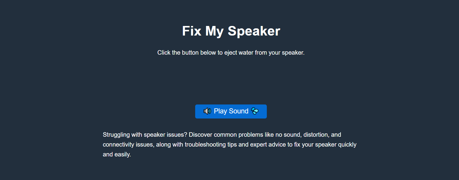 Can Fix My Speaker Improve Muffled Audio